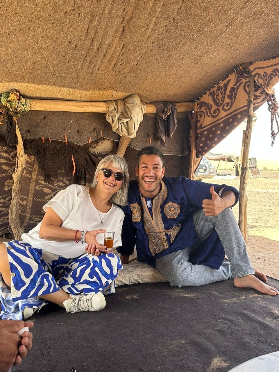 Happy travellers on a private Morocco tour with Edita Morocco Tours
